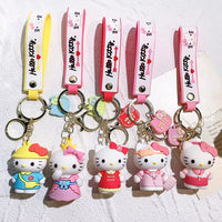 Kawaii Hello Kitty Cosplay 3D Keychain