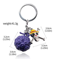 One Piece Devil Fruit Keychain