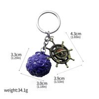 One Piece Devil Fruit Keychain