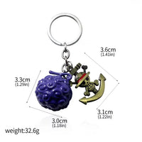 One Piece Devil Fruit Keychain