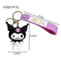 Kawaii Kuromi 3D Keychain