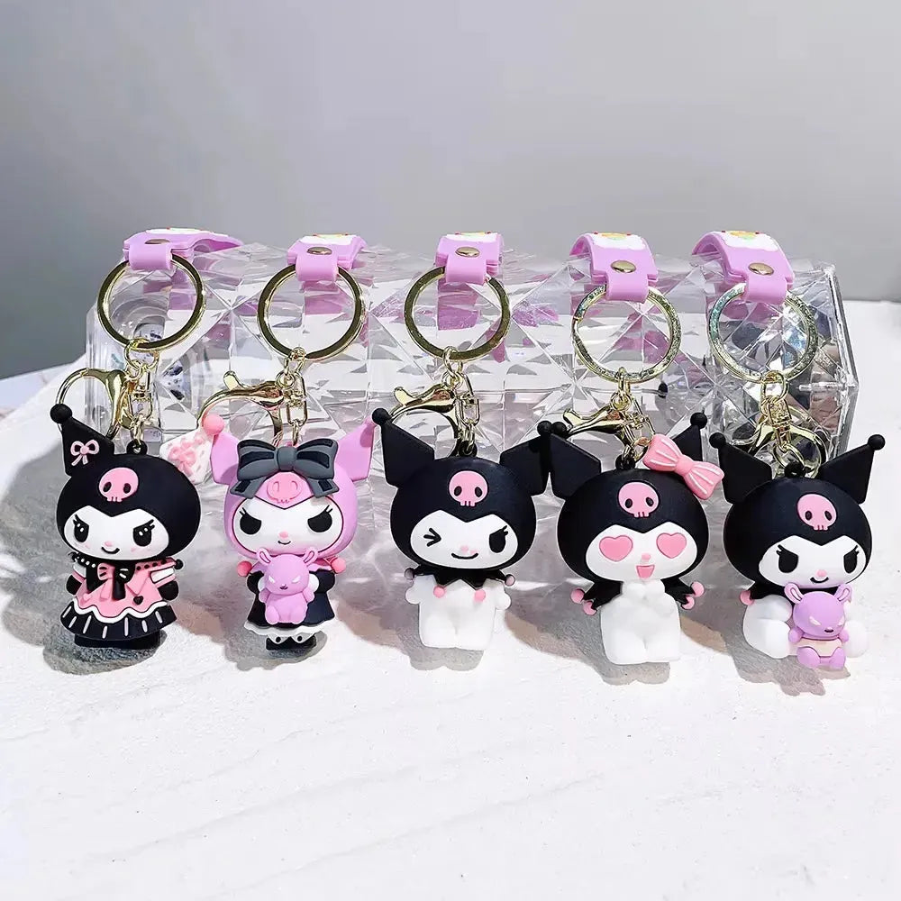 Kawaii Kuromi 3D Keychain