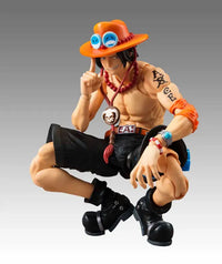 One Piece Luffy and Ace Movable Joints Figurine (18 cm)