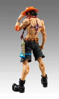 One Piece Luffy and Ace Movable Joints Figurine (18 cm)