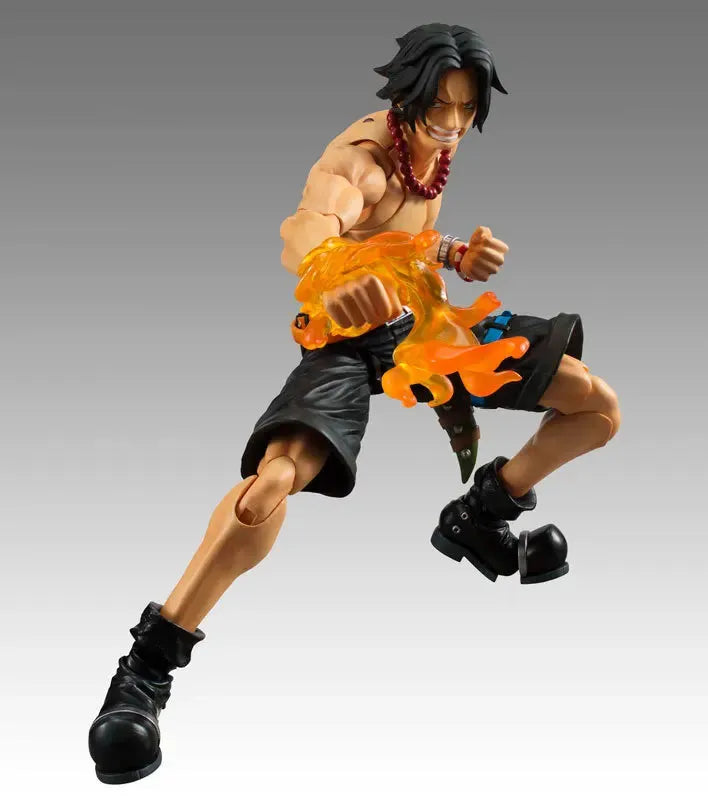 One Piece Luffy and Ace Movable Joints Figurine (18 cm)