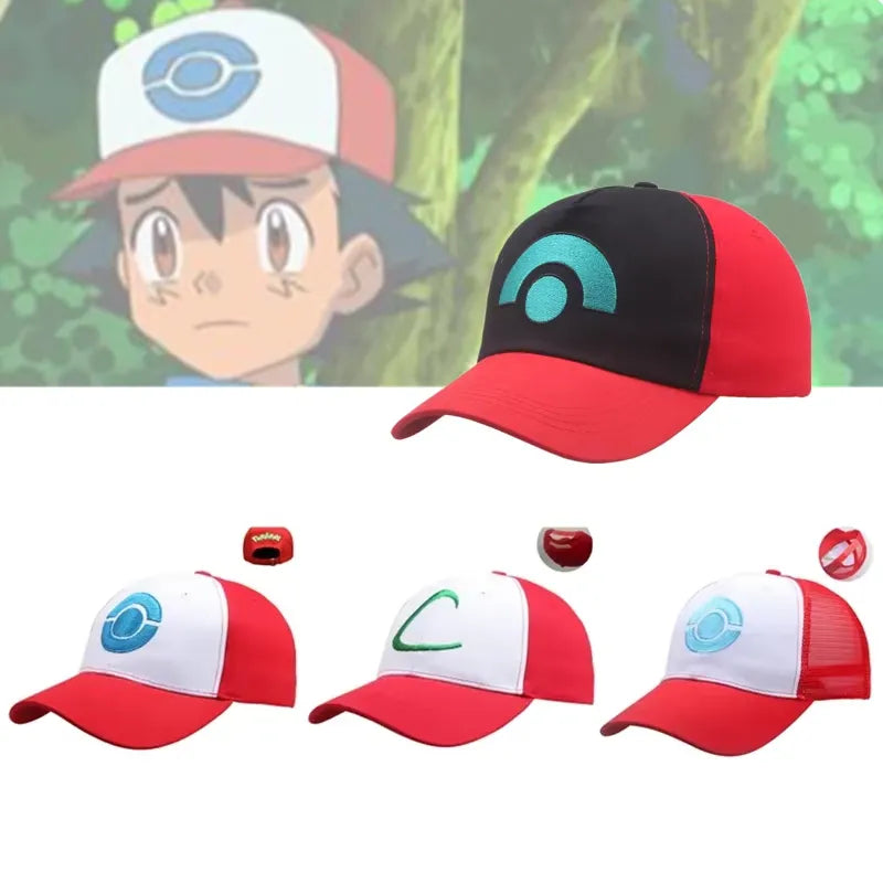 Anime Pokemon Ash Ketchum Cap