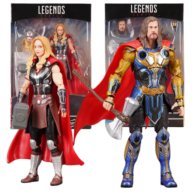 Marvel Legends Thor and Lady Thor Figurines (18 cm)