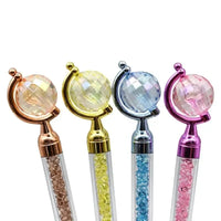 Crystal Globe Earth Ballpoint Pen