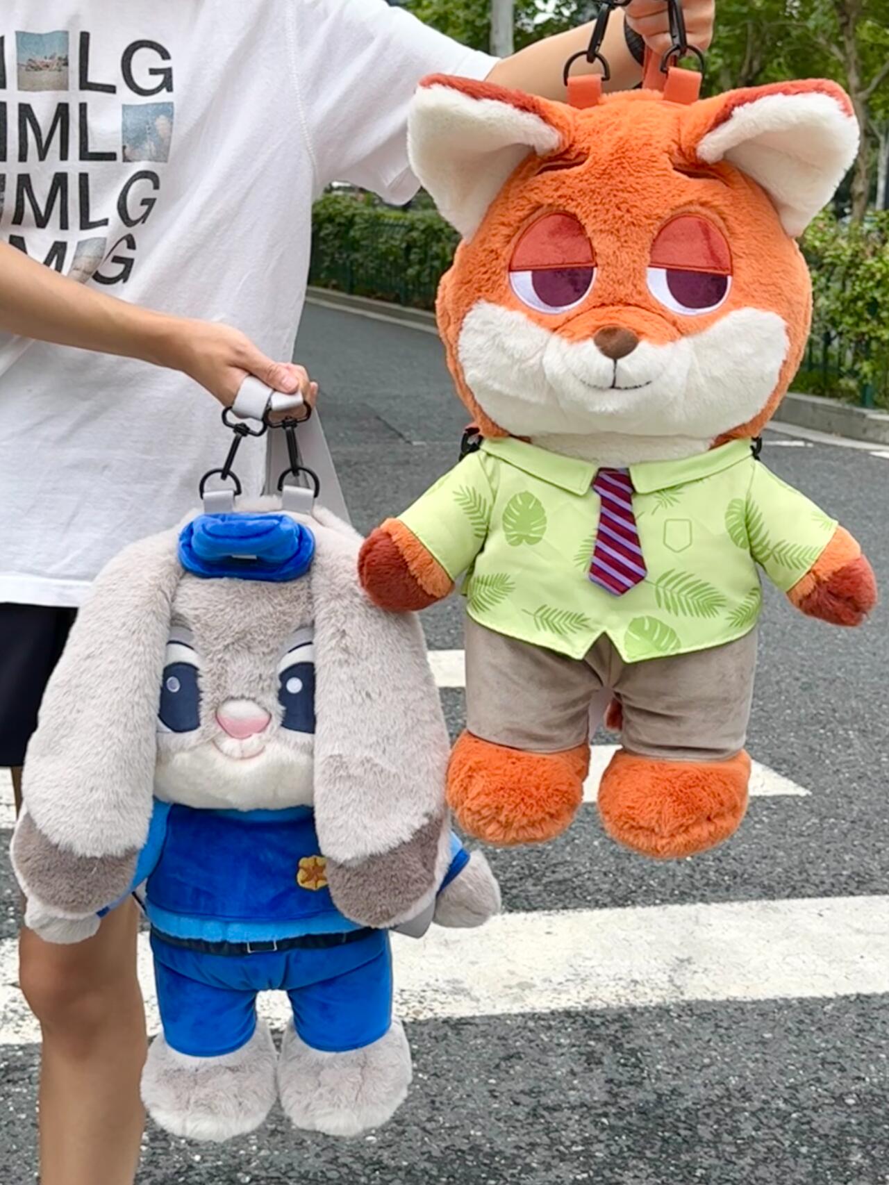 Zootopia Nick & Judy Backpack 🦊🐰 - Bear Hugs