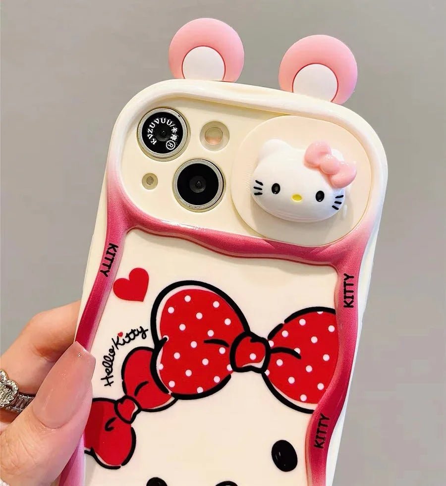 Kawaii Kitty Phone Case for iPhone 11/12/12pro max/13/13pro/13pro max/14/14pro/14pro max/15/15pro/15pro max/16/16pro/16pro max PN6980 - Bear Hugs