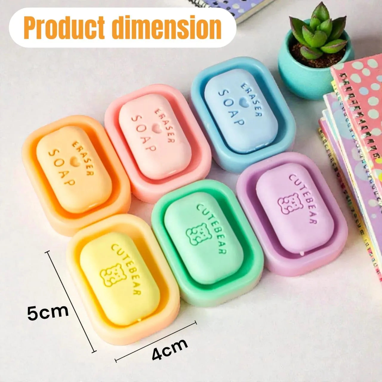 Mini Spa Bathing Soap Eraser Set