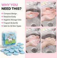Fairy Unicorn Pocket Paper Soap Leaves