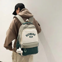 Retro Varsity Color Block Backpack