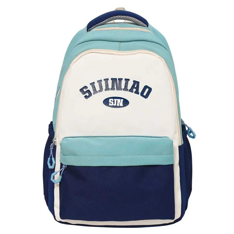 Retro Varsity Color Block Backpack