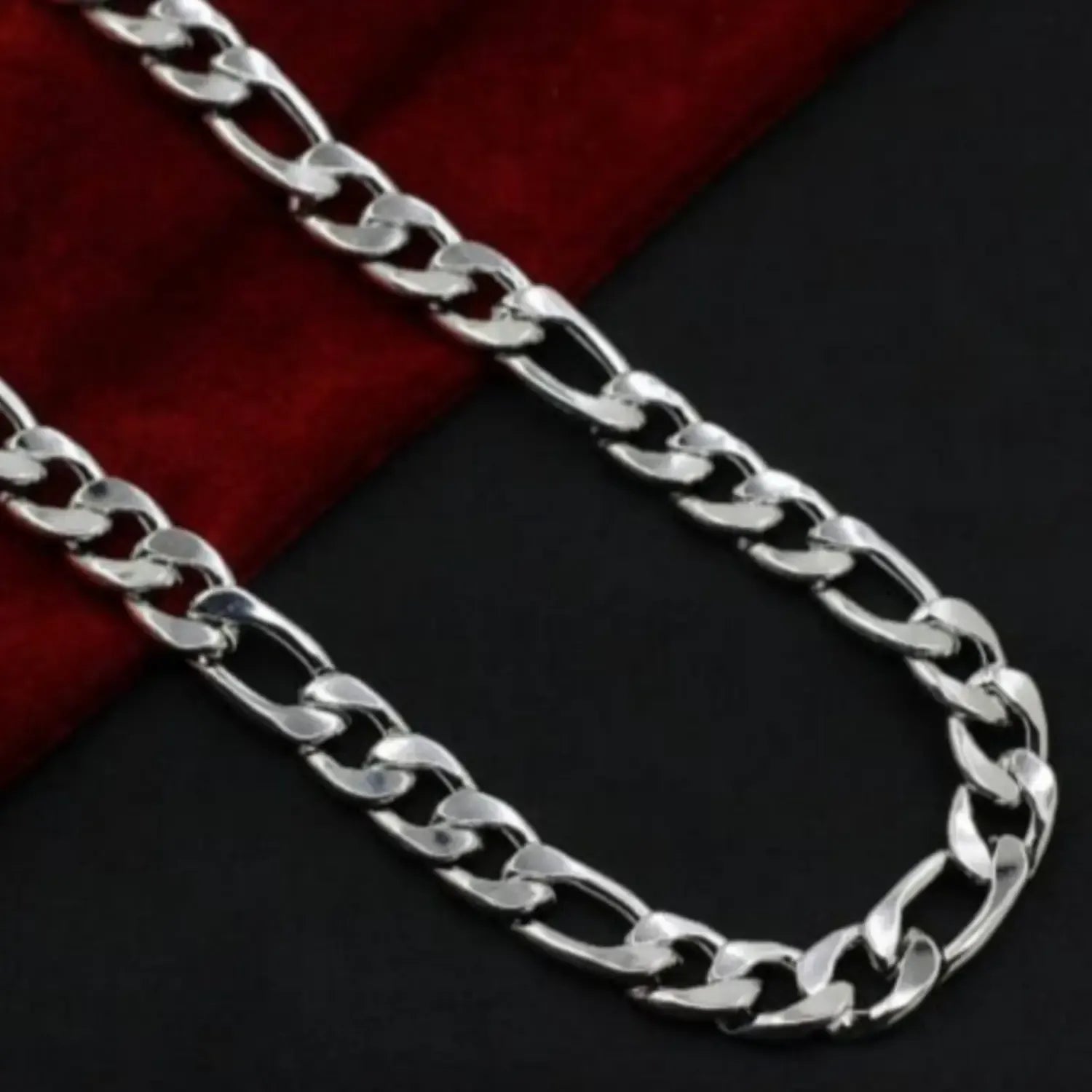 Modern Chrome Premium Silver Chain