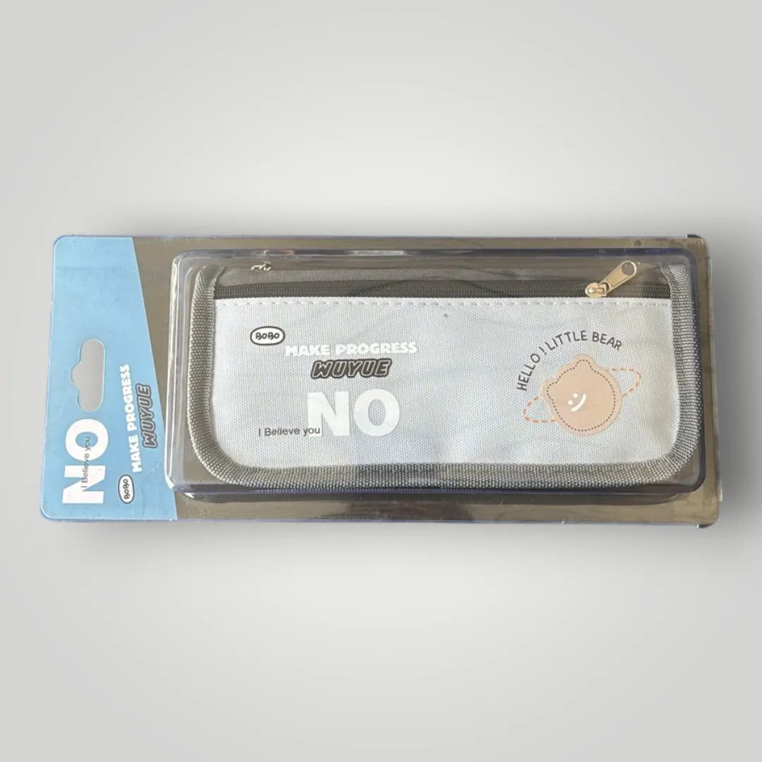 Hello Little Bear Fabric Pencil Case