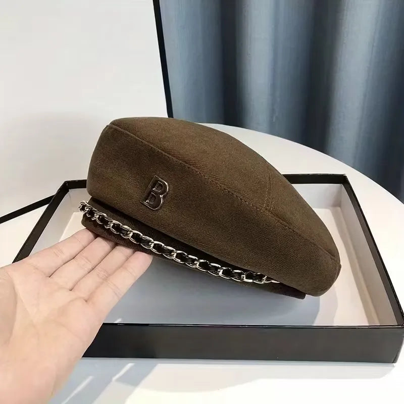 Vintage British Painter Beret Cap