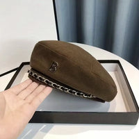 Vintage British Painter Beret Cap
