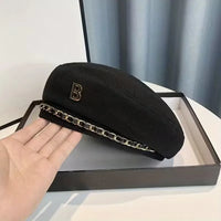 Vintage British Painter Beret Cap