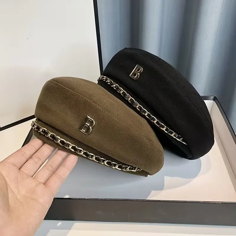Vintage British Painter Beret Cap