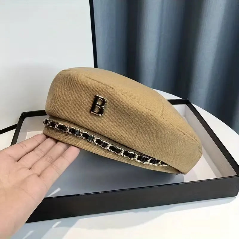 Vintage British Painter Beret Cap