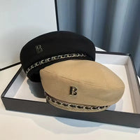 Vintage British Painter Beret Cap