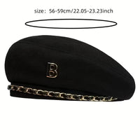 Vintage British Painter Beret Cap