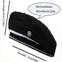 Haute Couture Designer Beret Cap