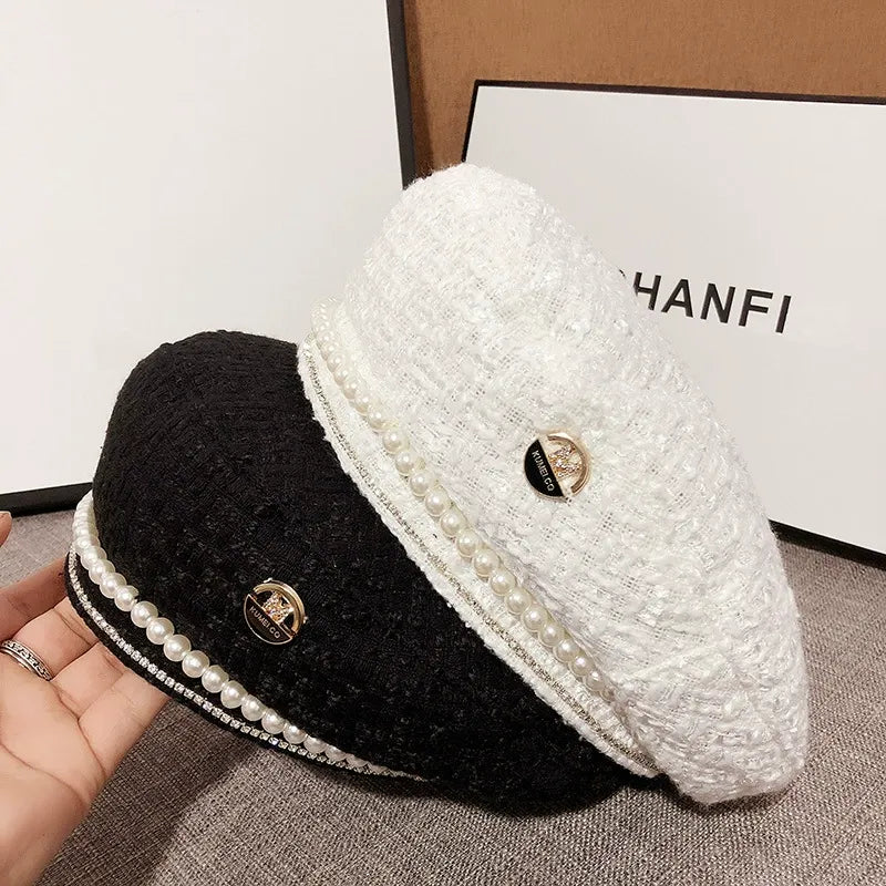 Haute Couture Designer Beret Cap