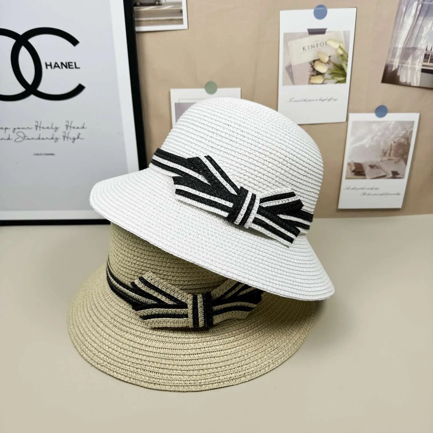 Elegant Japanese-Style Dome Straw Hat