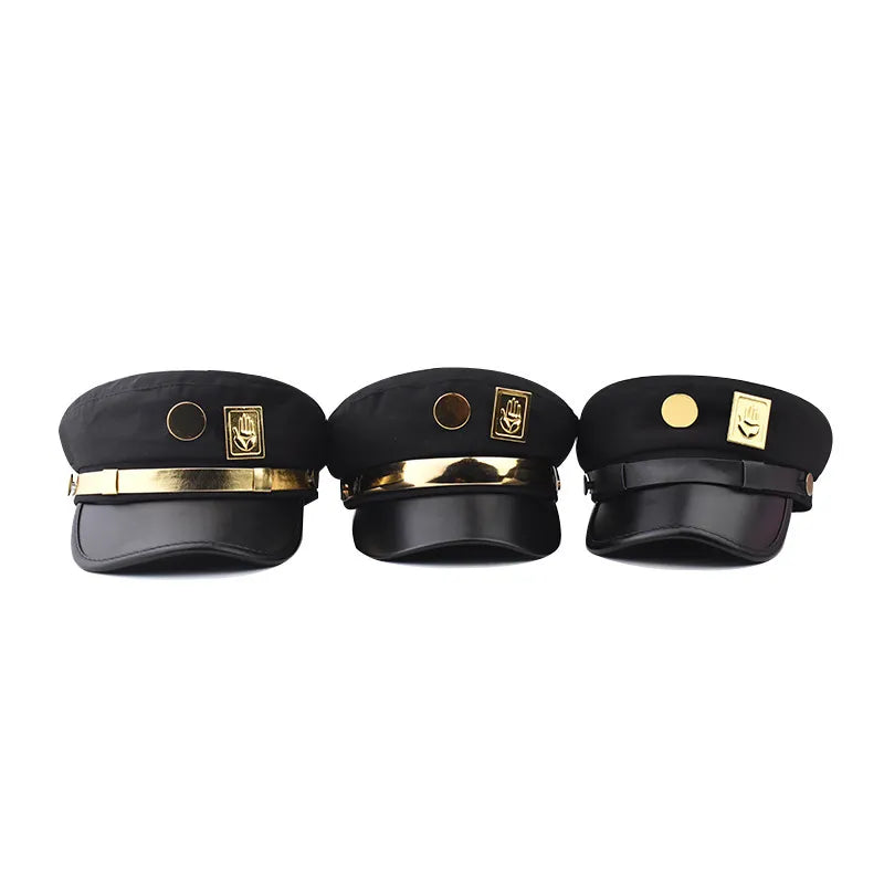 JoJo's Bizarre Adventure Jotaro Kujo Captain Chain Hat - Bear Hugs