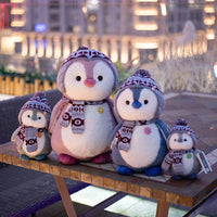 Kawaii Stuffed Plush Penguin Sleeping Pillow