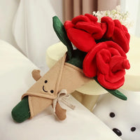 JC Everlasting Romance Plush Rose Bouquet