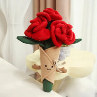 JC Everlasting Romance Plush Rose Bouquet