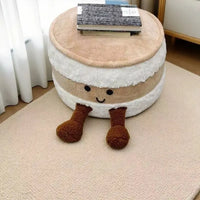 JC Bread Shaped Pouf Footstool