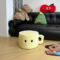 Cozy Wonderland Tea Cup Padded Stool