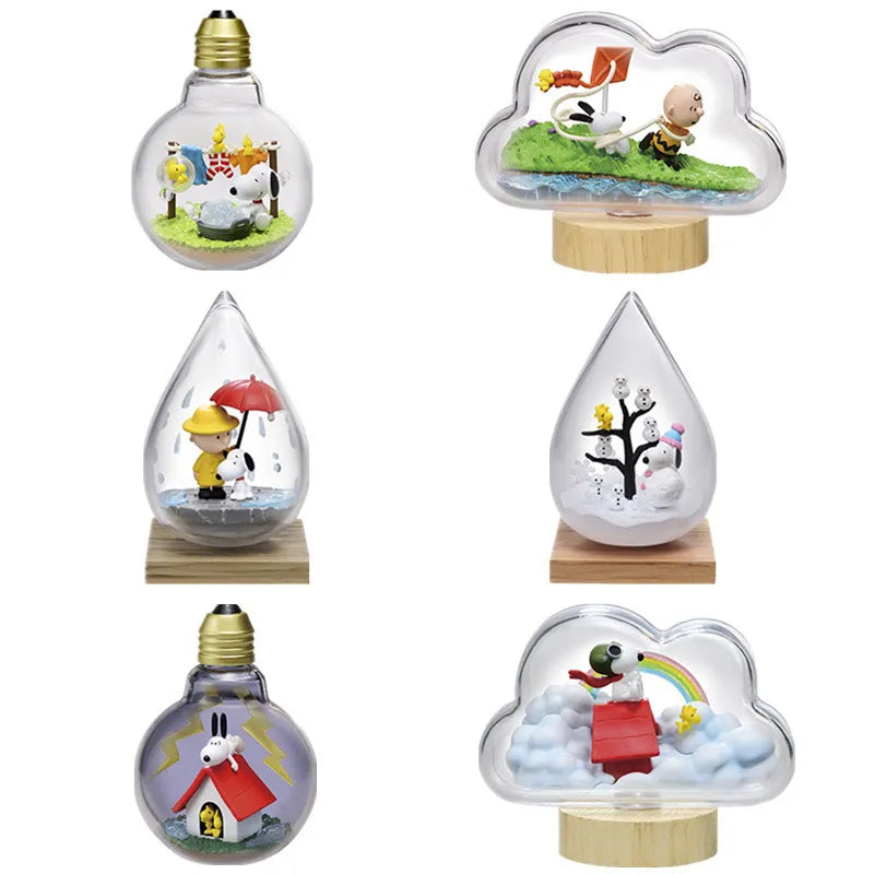 Peanuts Weather Bottle Blind Box Figurine