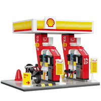 CaDA Shell Retail Station Building Set (305 Pcs)