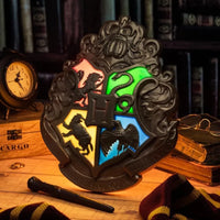 HP Hogwarts Wand Control Crest Lamp