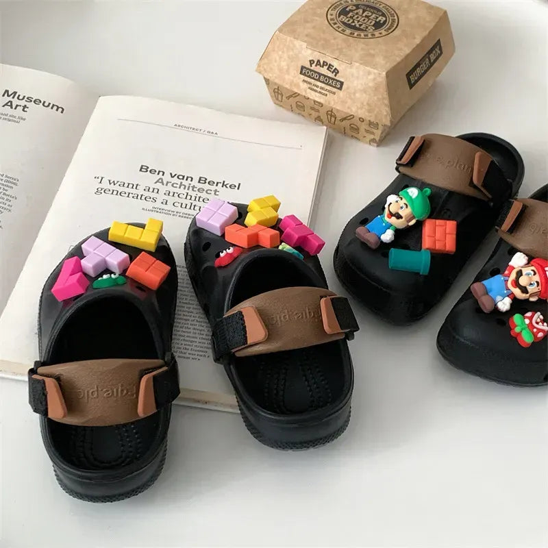 Super Mario Mushroom Kingdom Clogs