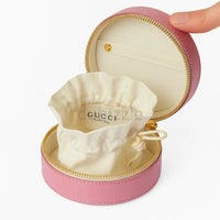 Luxury G Blush Elegance Round Jewellery Case