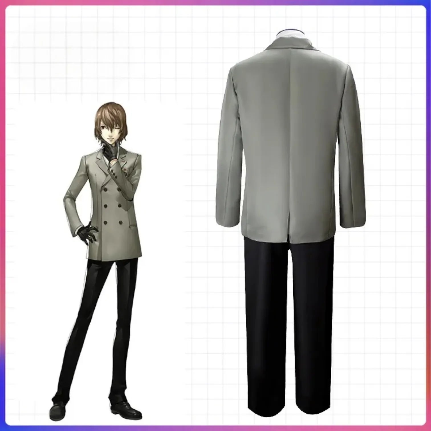 Detective Goro Akechi Uniform Set