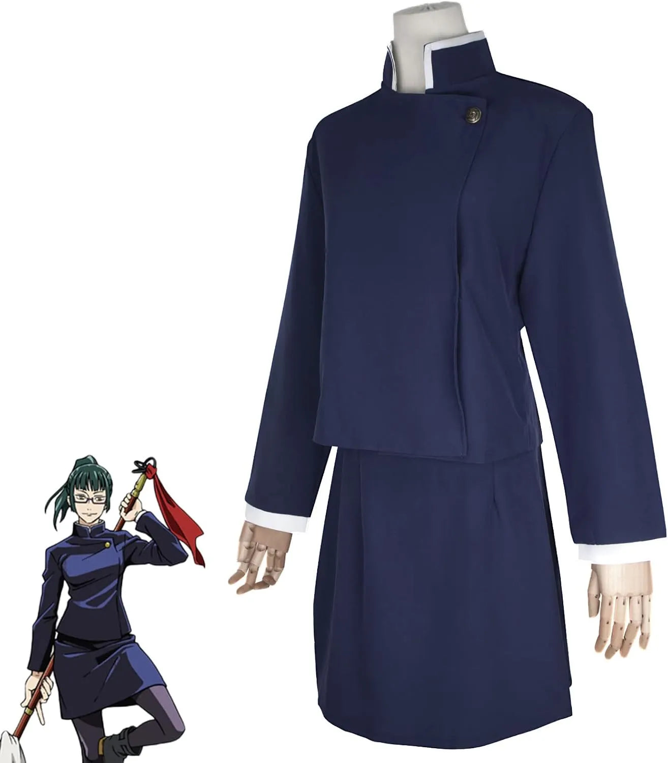 JJK Zenin Maki Cosplay Uniform Dress
