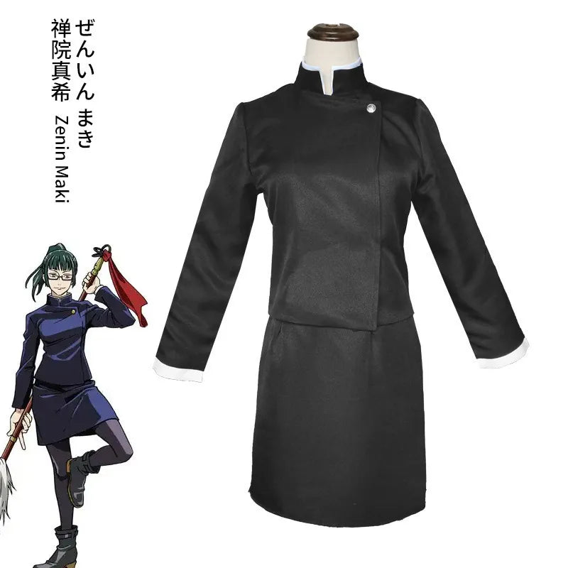 JJK Zenin Maki Cosplay Uniform Dress