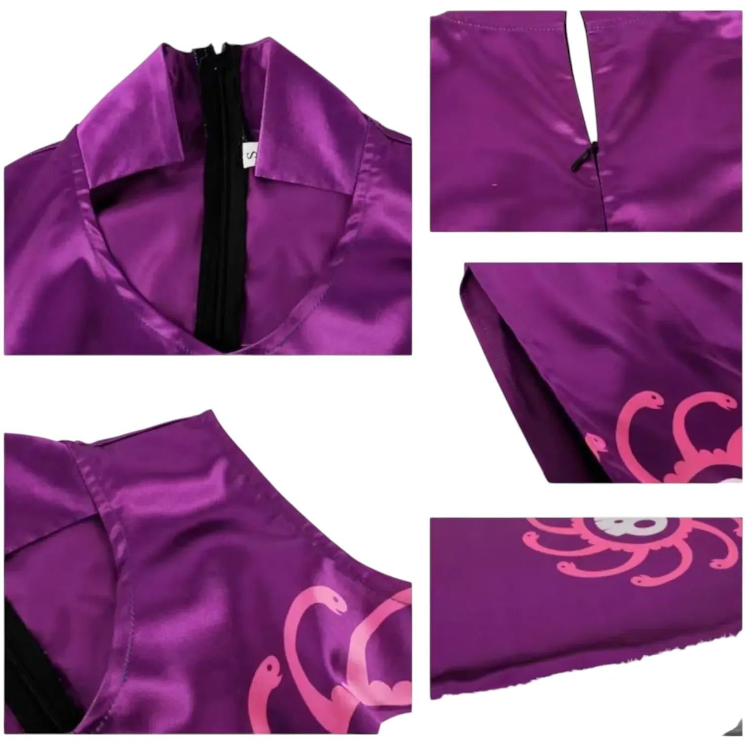 OP Boa Hancock Purple Cheongsam Costume