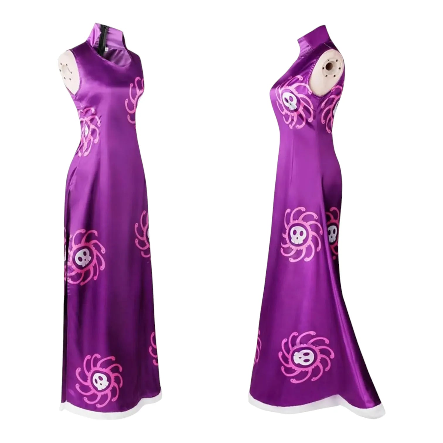 OP Boa Hancock Purple Cheongsam Costume
