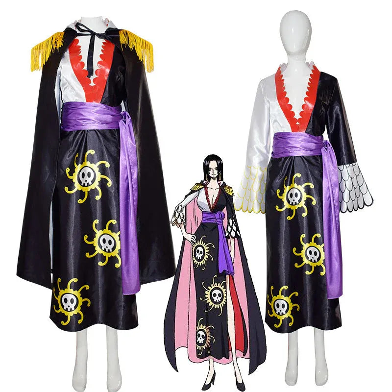 OP Boa Hancock Black Cosplay Set