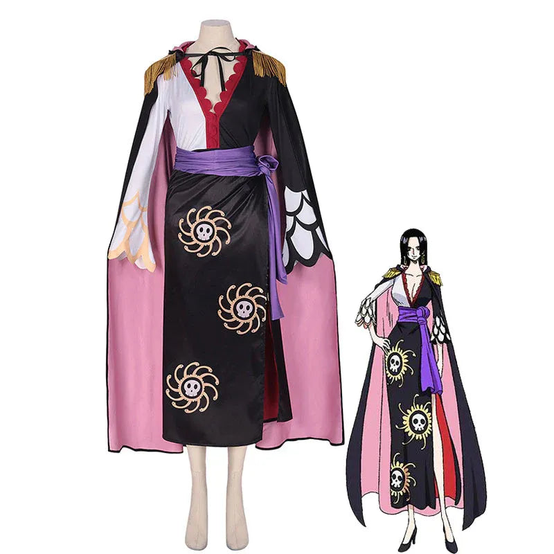 OP Boa Hancock Black Cosplay Set