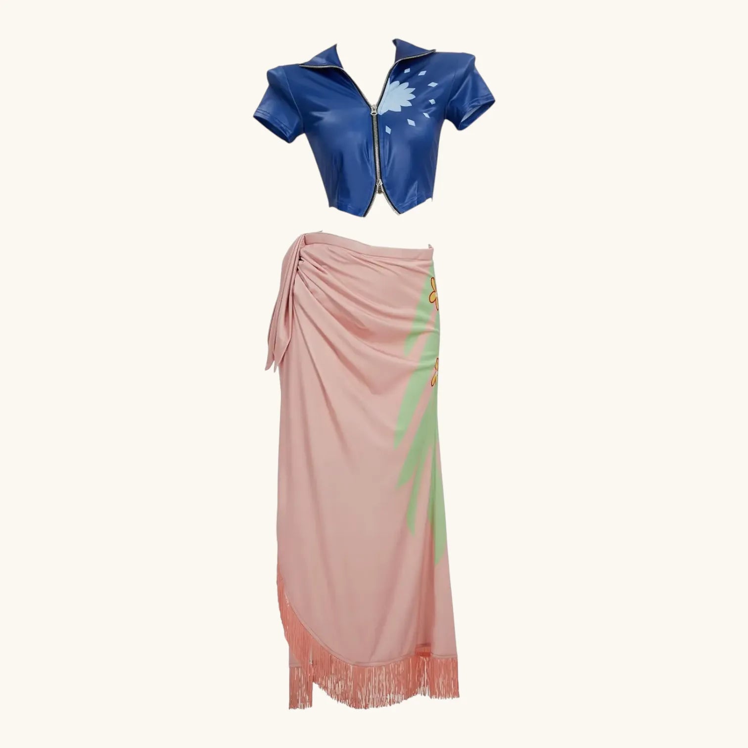 OP Nico Robin Floral Wrap Costume