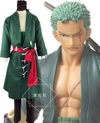 OP Roronoa Zoro Kimono Cosplay Set